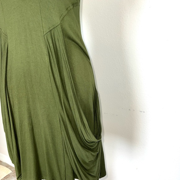Philosophy by Republic midi Terry funnel/cowl neck oversized pockets‎ dress XS - Picture 5 of 9